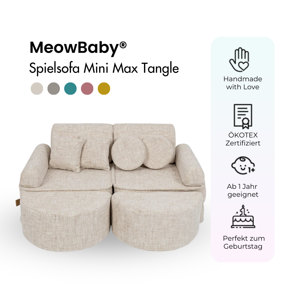 Play Sofa Mini Max Tangle – Cozy Chenille Edition