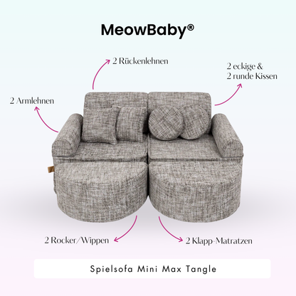 Play Sofa Mini Max Tangle – Cozy Chenille Edition