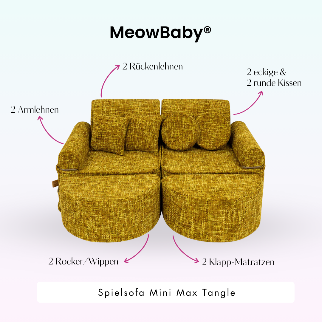 Play Sofa Mini Max Tangle – Cozy Chenille Edition