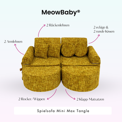Play Sofa Mini Max Tangle – Cozy Chenille Edition
