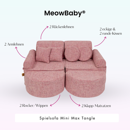 Play Sofa Mini Max Tangle – Cozy Chenille Edition