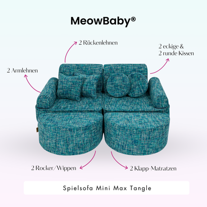 Play Sofa Mini Max Tangle – Cozy Chenille Edition
