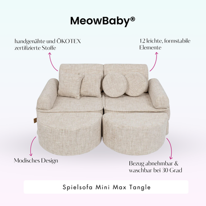 Play Sofa Mini Max Tangle – Cozy Chenille Edition