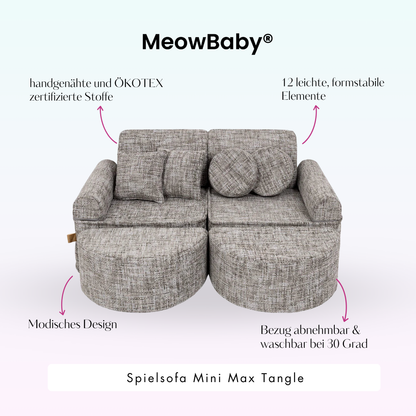Play Sofa Mini Max Tangle – Cozy Chenille Edition