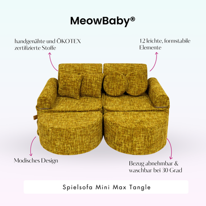 Play Sofa Mini Max Tangle – Cozy Chenille Edition