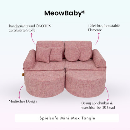 Play Sofa Mini Max Tangle – Cozy Chenille Edition