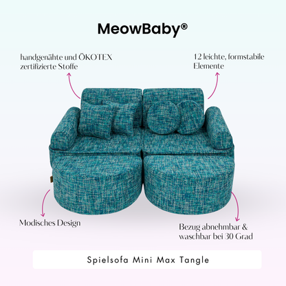 Play Sofa Mini Max Tangle – Cozy Chenille Edition