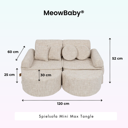 Play Sofa Mini Max Tangle – Cozy Chenille Edition