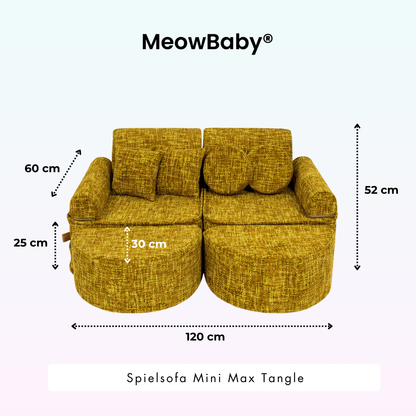 Play Sofa Mini Max Tangle – Cozy Chenille Edition