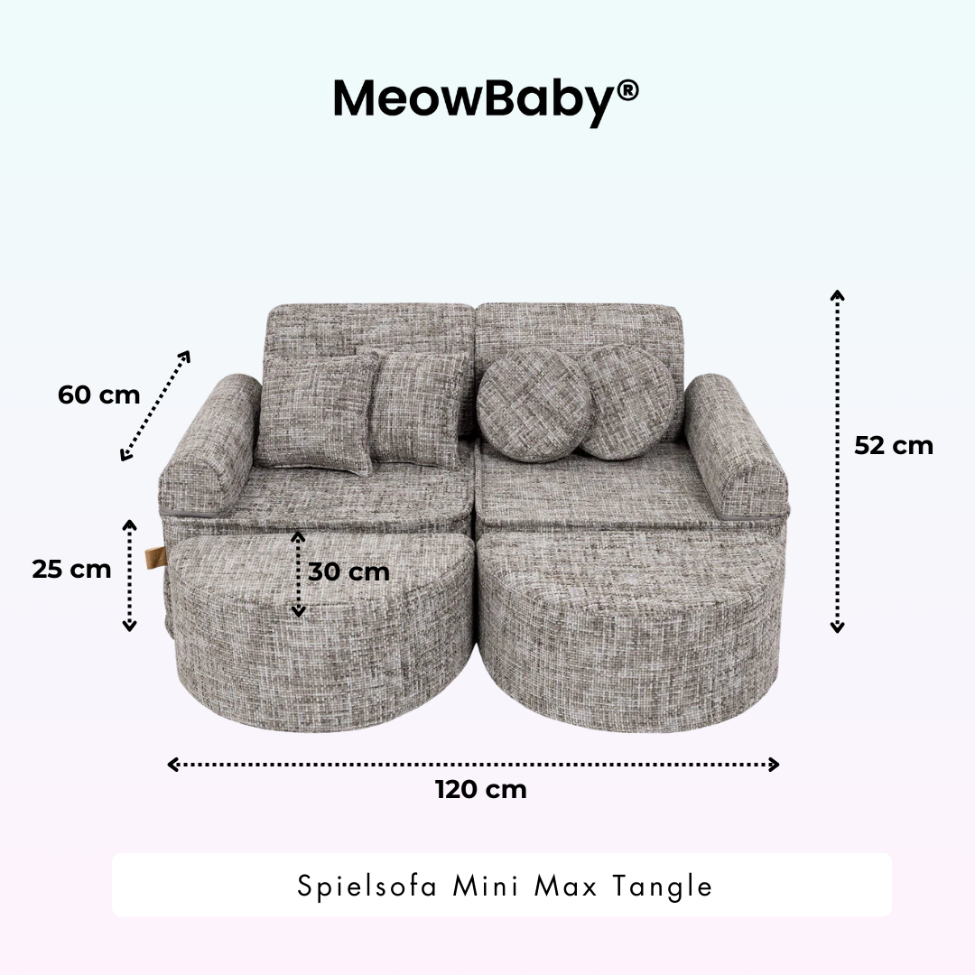 Play Sofa Mini Max Tangle – Cozy Chenille Edition
