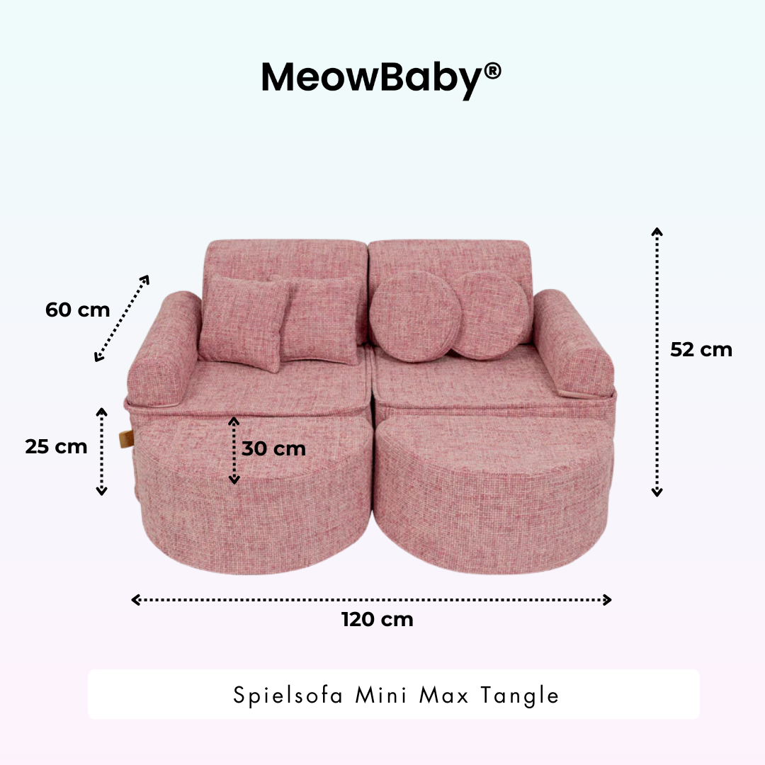 Play Sofa Mini Max Tangle – Cozy Chenille Edition
