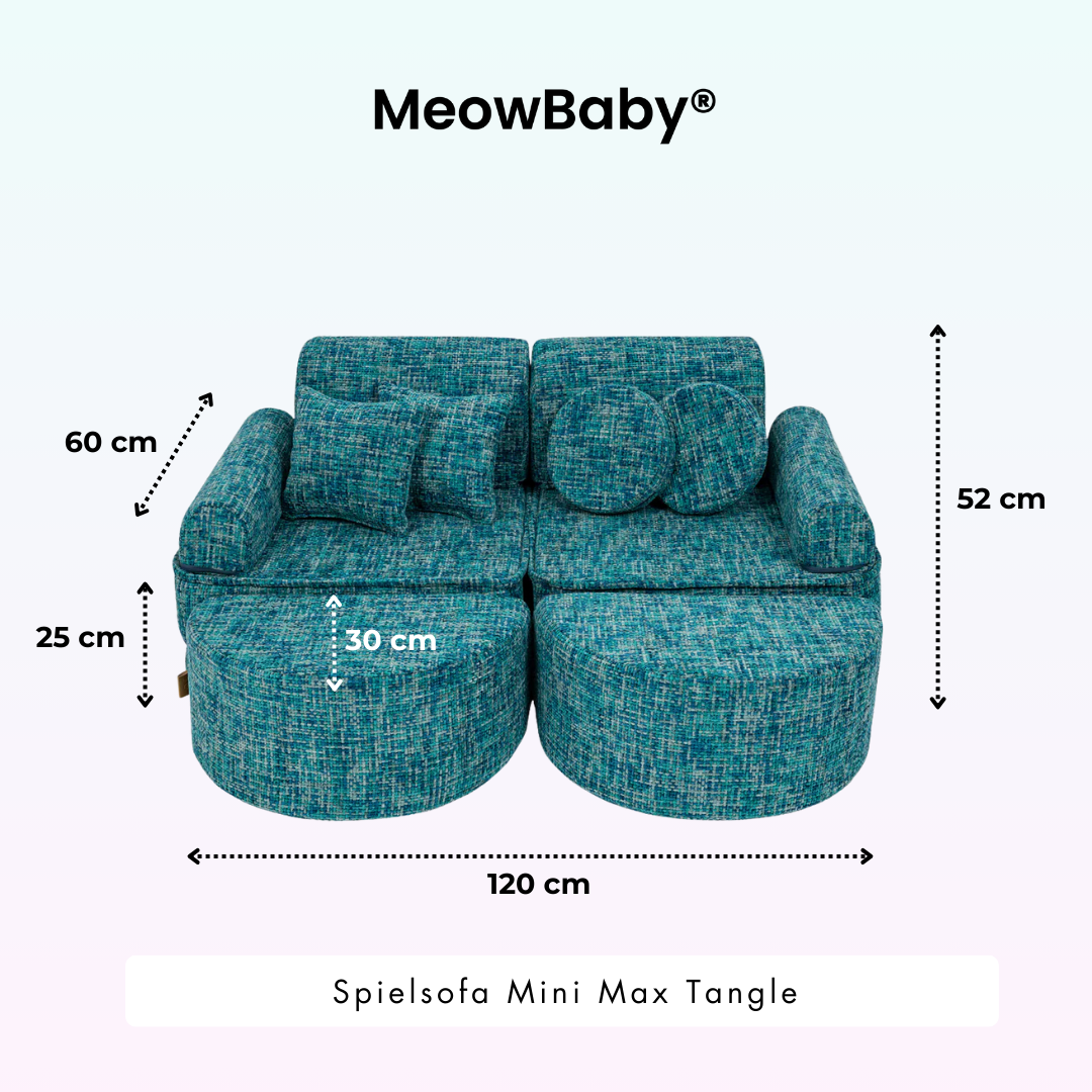 Play Sofa Mini Max Tangle – Cozy Chenille Edition