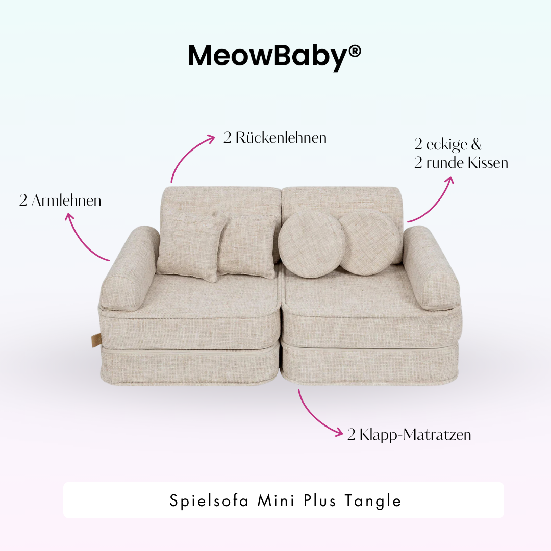 Play Sofa Mini Plus Tangle - Cozy Chenille Edition