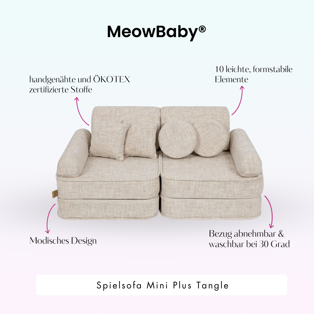 Play Sofa Mini Plus Tangle - Cozy Chenille Edition