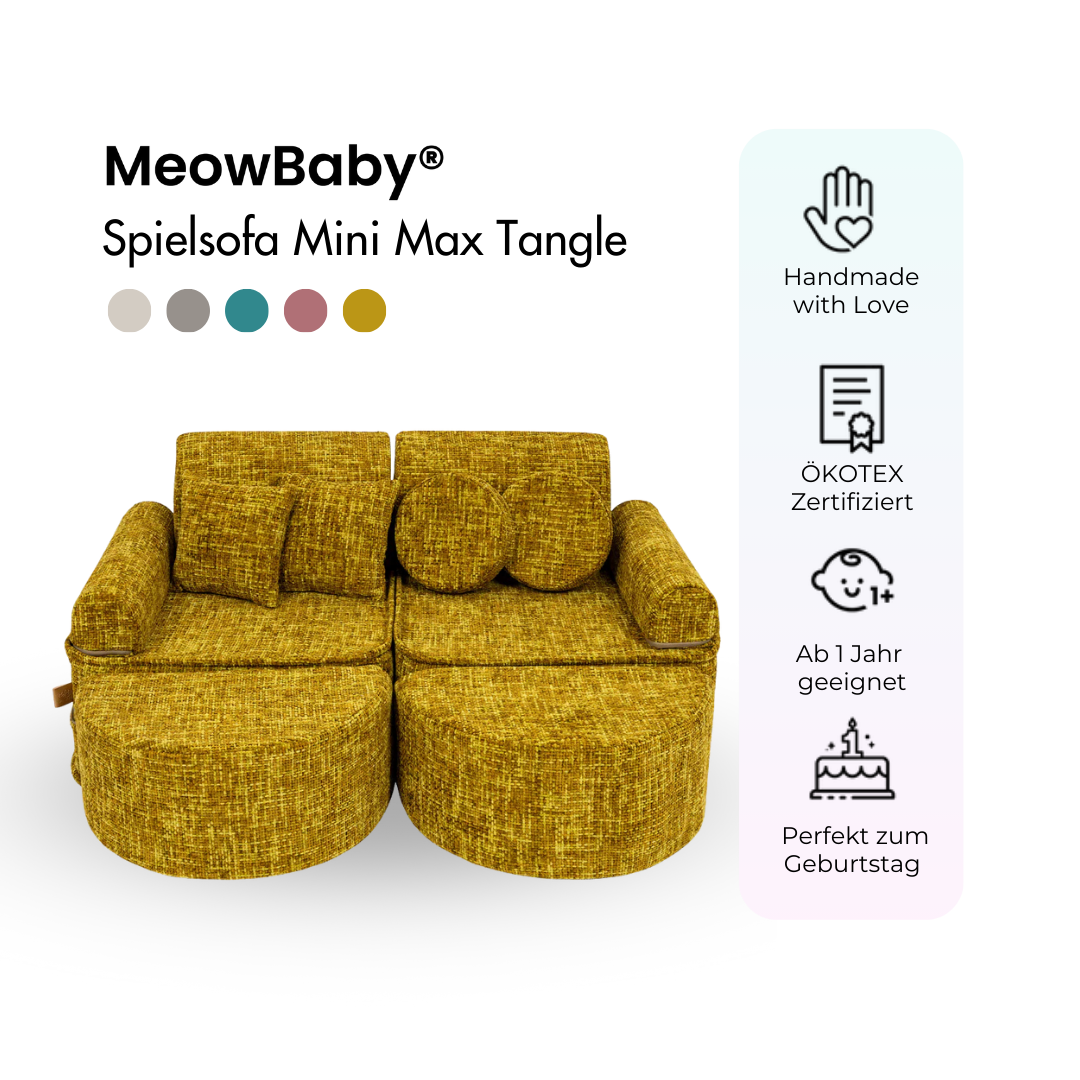 Play Sofa Mini Max Tangle – Cozy Chenille Edition