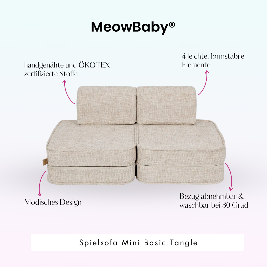 Play Sofa Mini Basic Tangle - Cozy Chenille Edition