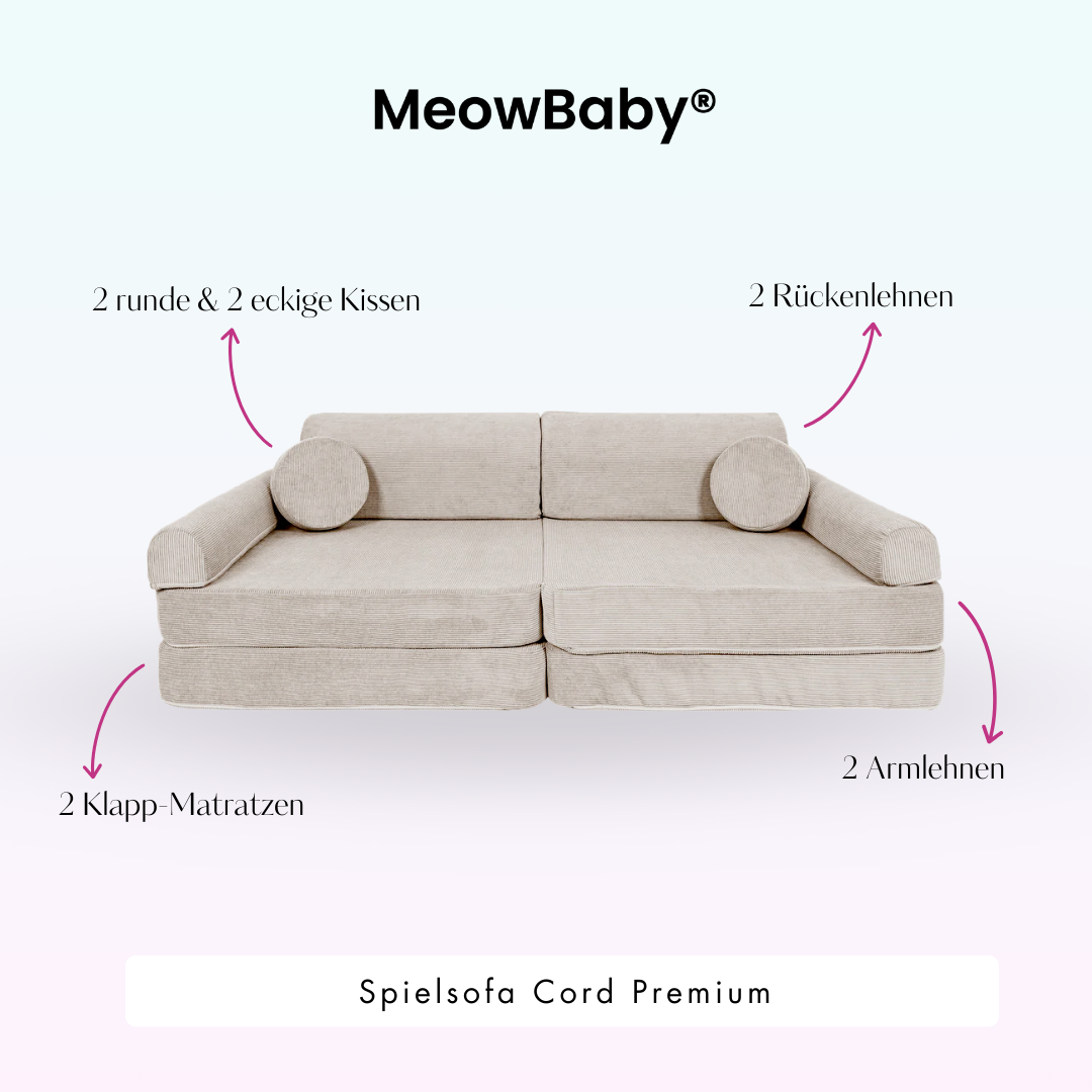 Play Sofa Cord Premium - Slim Cord Edition