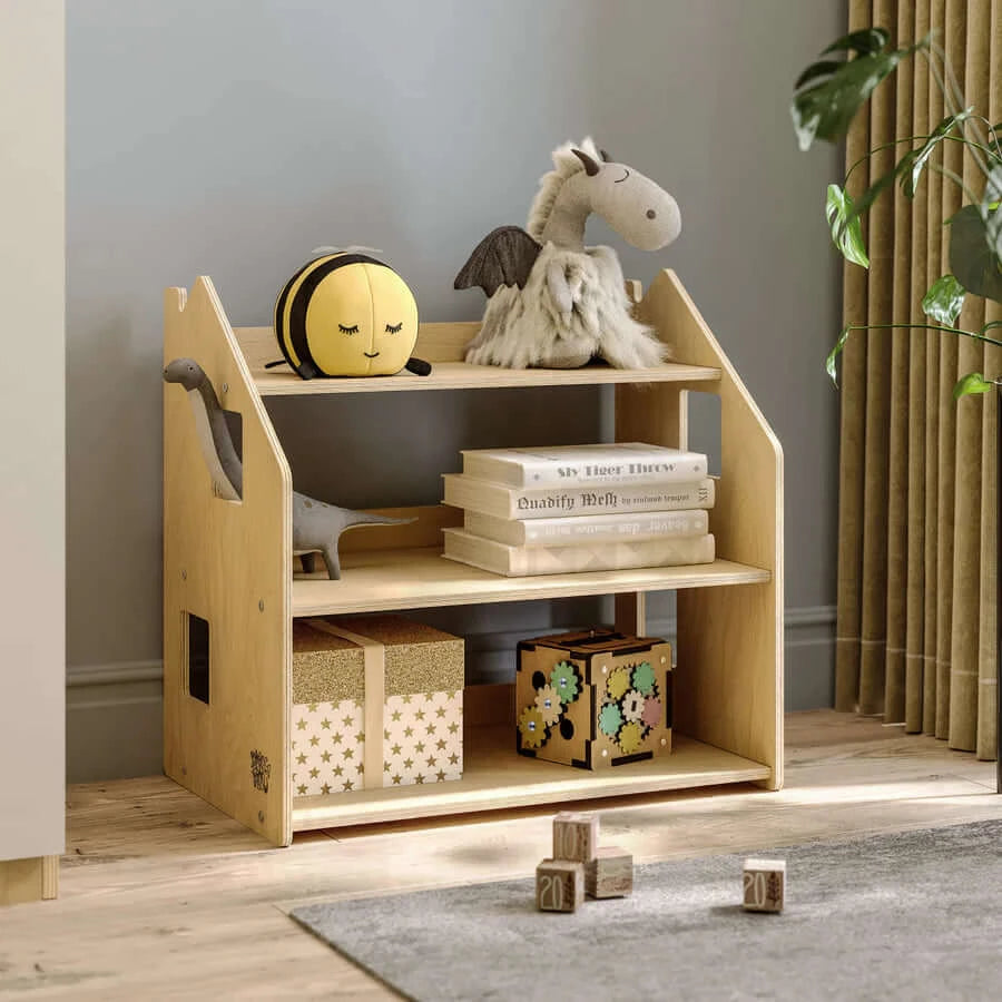Spielzeugregal Häuschen im Montessori-Stil von Busykids