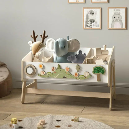 Spielzeugregal und Tisch LILU von Busykids aus Holz