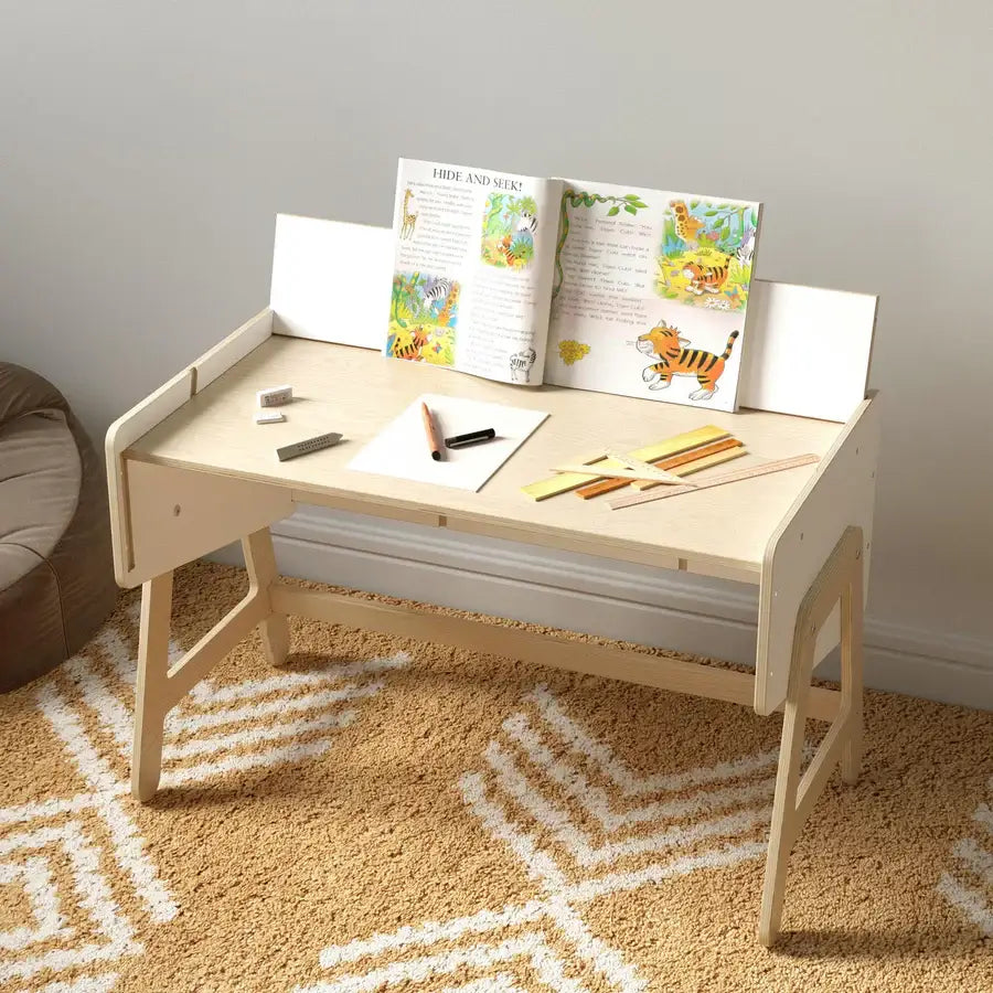 Spielzeugregal LILU wandelbar zum Kindertisch
