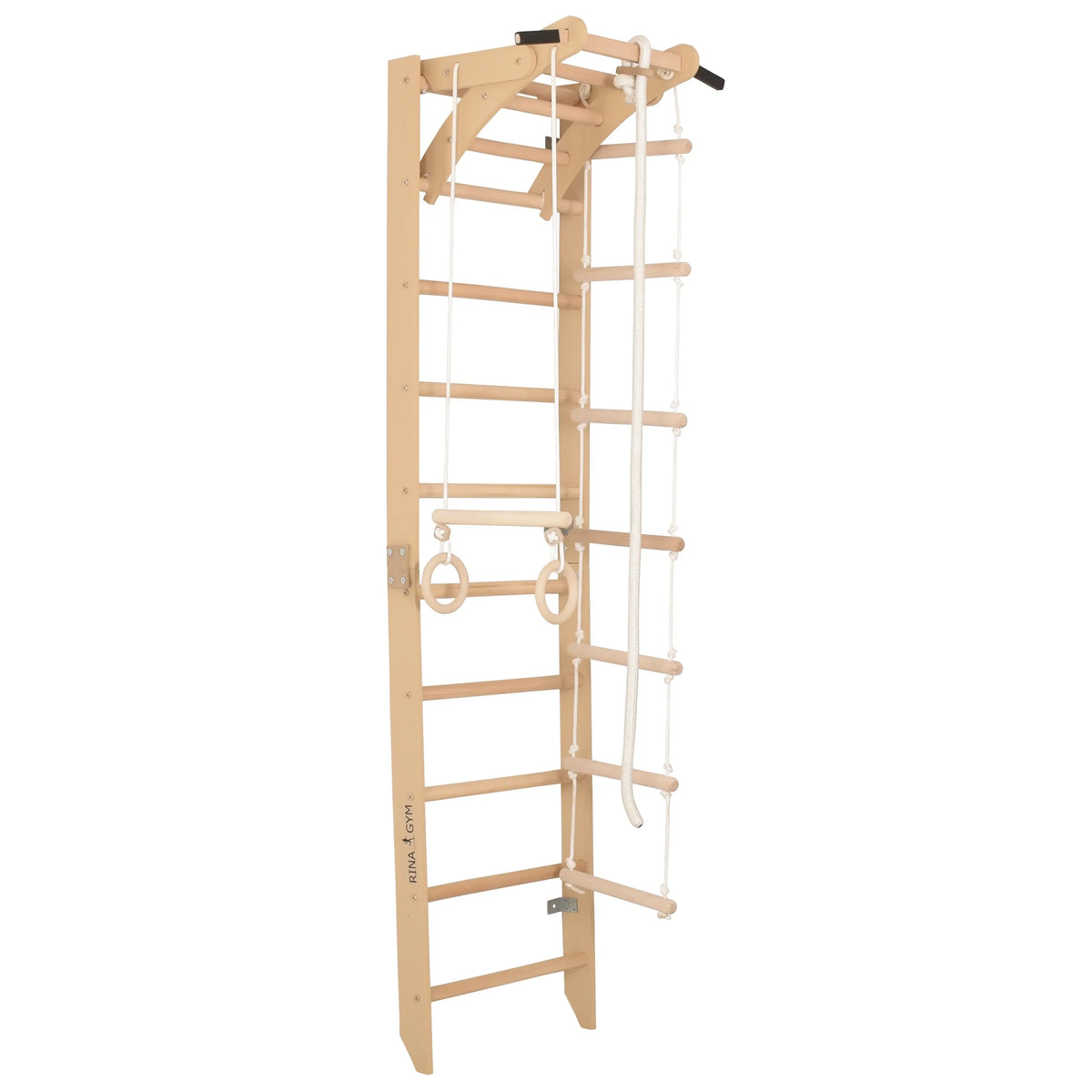 Sport Kletterwand mit Klimmzug in Natur für Kinder und Jugendliche