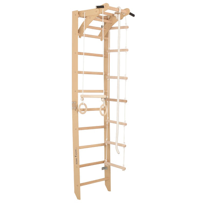 Sport Kletterwand mit Klimmzug in Natur für Kinder und Jugendliche