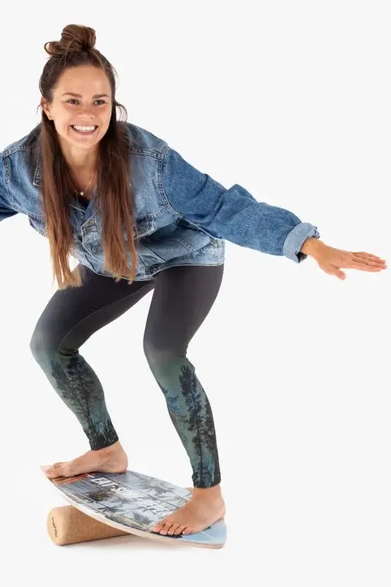 Surf Board Yoga Board mit verschiedenen Motiven
