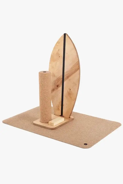 Surf Board aus Holz für Yoga und Balancierübungen