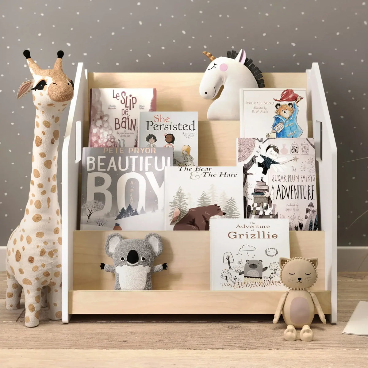 Bücherregal Häuschen im Kinderzimmer