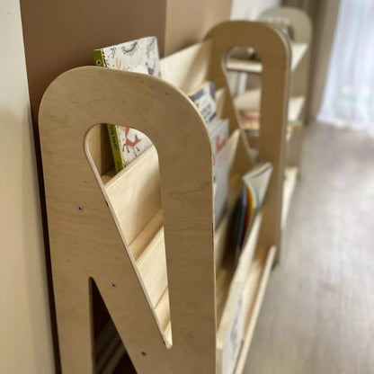 Bücherregal für Kinder in Natur, Größe S, im Detail
