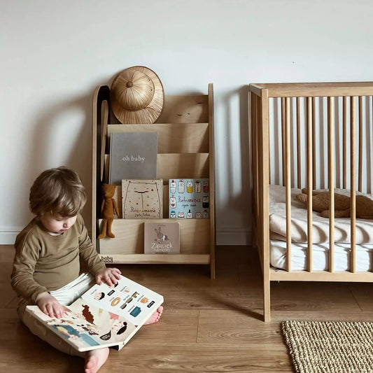 Bücherregal für Kinder in Schwarz, Größe S
