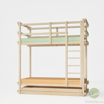 Etagenbett aus Holz  - extra hoch