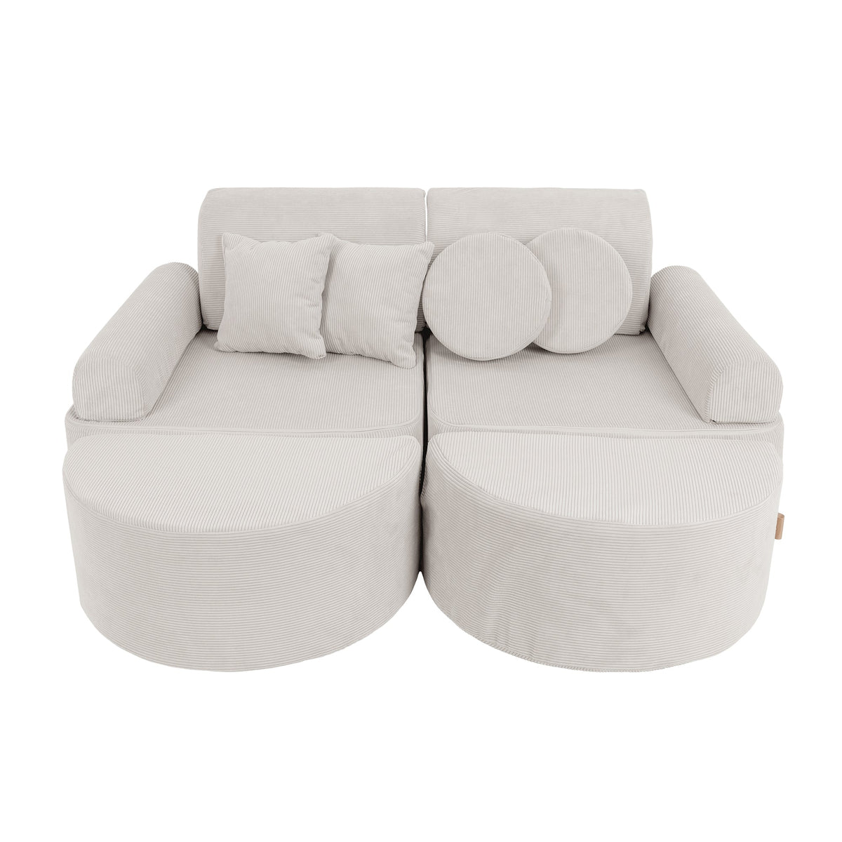 Mini Max Corduroy Play Sofa Premium – Slim Cord Edition