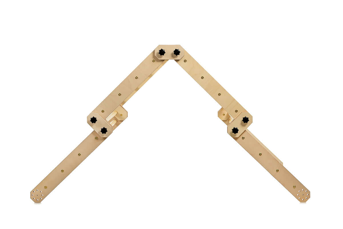 Bergsteiger 3 in 1 als wandelbarer Indoor-Spielplatz nach Pikler und Montessori