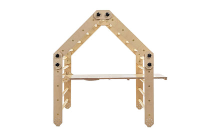 Bergsteiger 3 in 1 Kletterset aus laminiertem Birkenholz im Kinderzimmer