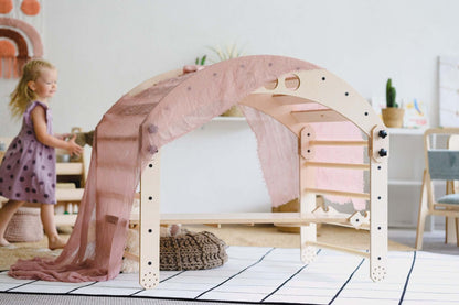 Kletterset Albero Bergsteiger aus Birkensperrholz als modularer Indoor-Spielplatz für Kinder