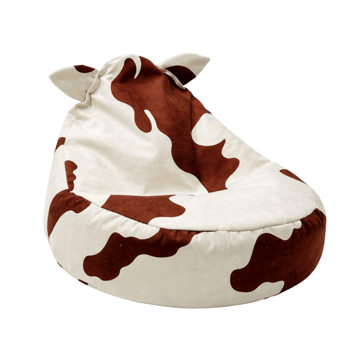 Bean Bag Sitzsack klassisch im Kuh-Muster aus Chenille von Bees&Blooms