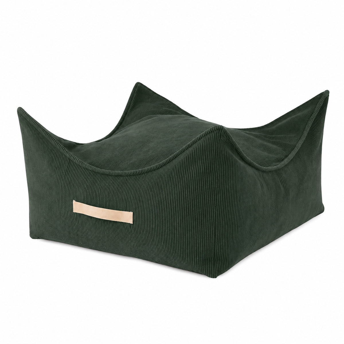Seat pouf for children Square Premium Cord - Slim Cord Edition