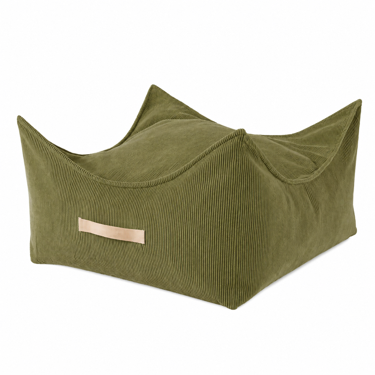 Seat pouf for children Square Premium Cord - Slim Cord Edition