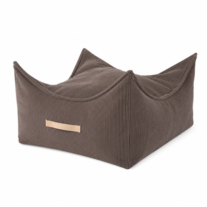Seat pouf for children Square Premium Cord - Slim Cord Edition