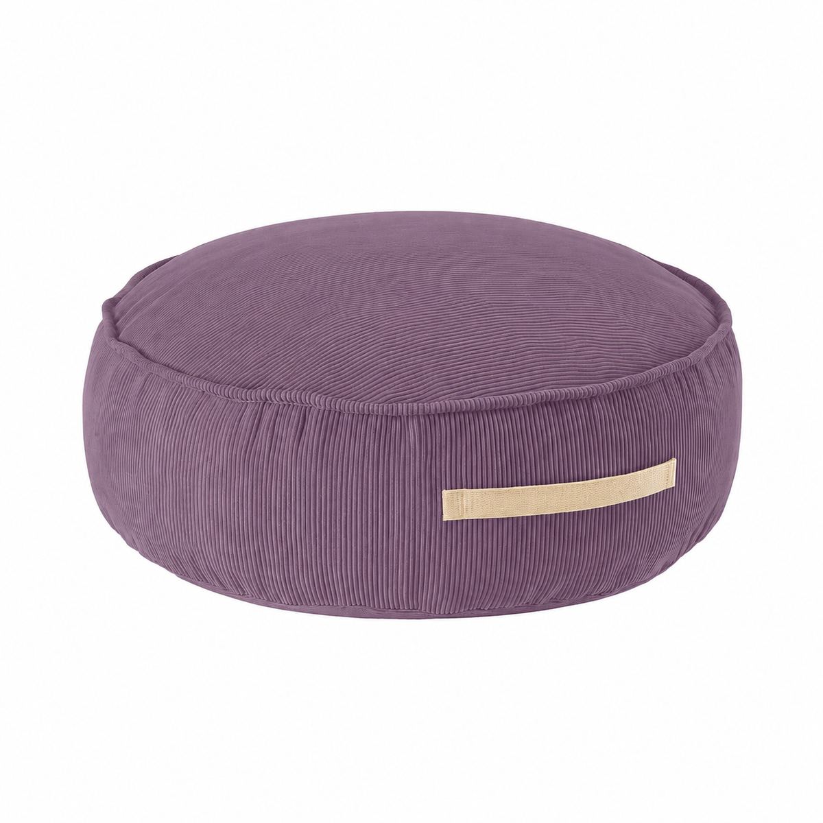 Sitzpouf für Kinder, Rund, Premium Cord - Slim Cord Edition