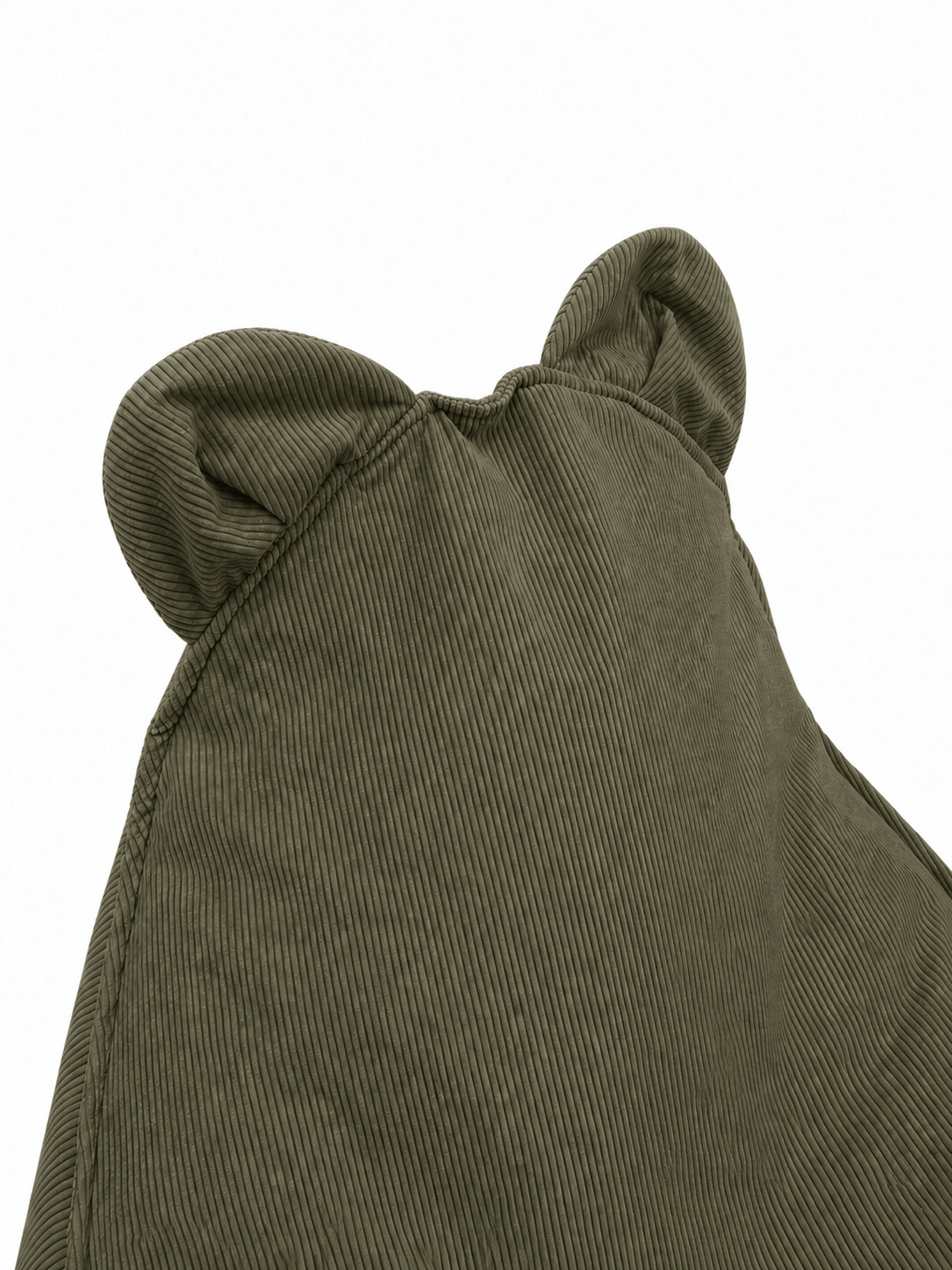 Children's Armchair Bear-Shaped Bean Bag Premium Corduroy - Slim Cord Edition