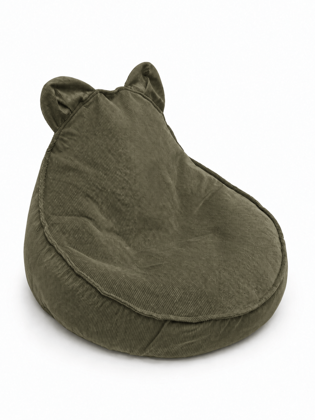 Children's Armchair Bear-Shaped Bean Bag Premium Corduroy - Slim Cord Edition