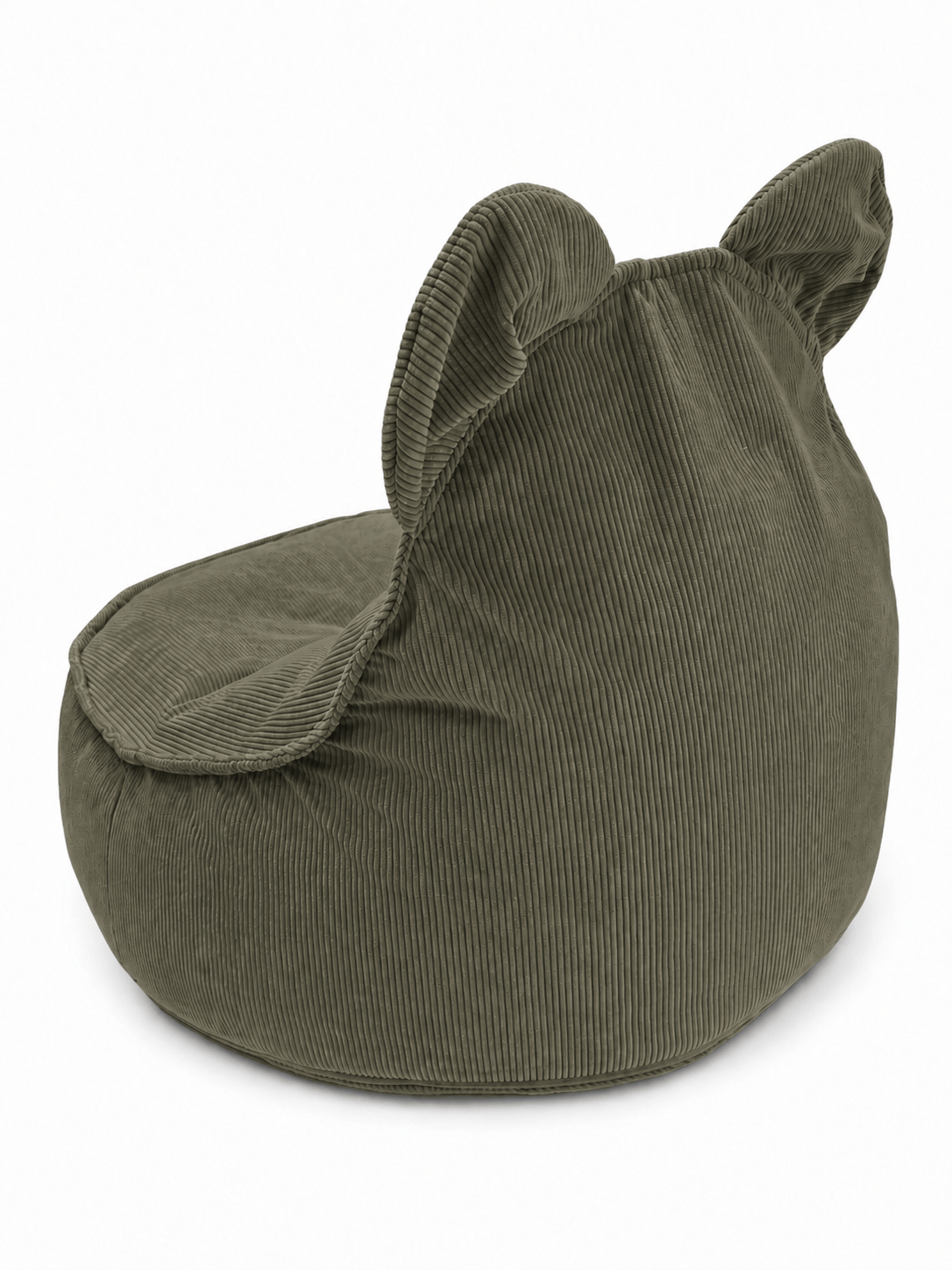 Children's Armchair Bear-Shaped Bean Bag Premium Corduroy - Slim Cord Edition