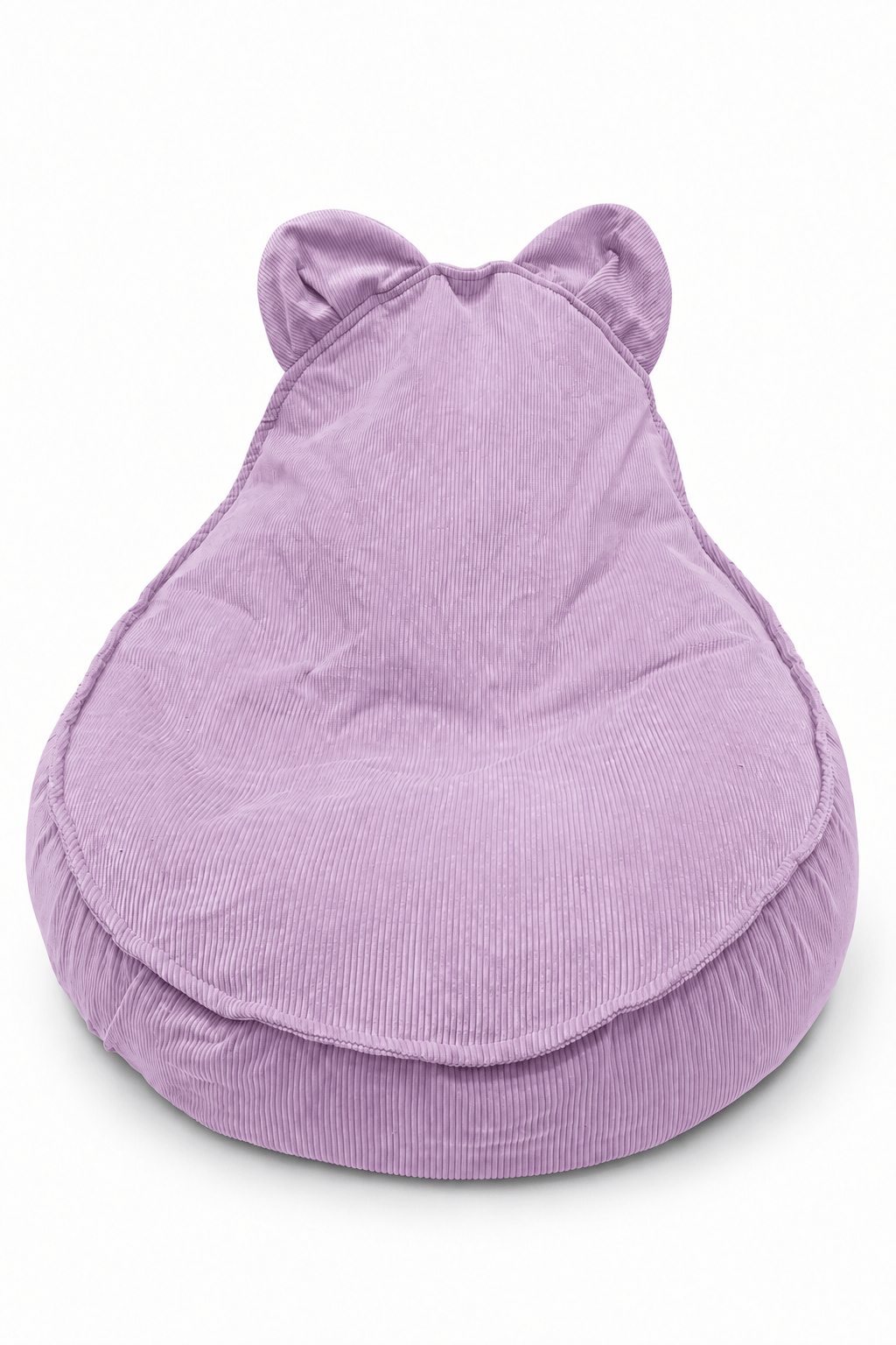 Children's Armchair Bear-Shaped Bean Bag Premium Corduroy - Slim Cord Edition