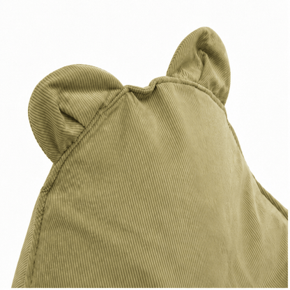 Children's Armchair Bear-Shaped Bean Bag Premium Corduroy - Slim Cord Edition