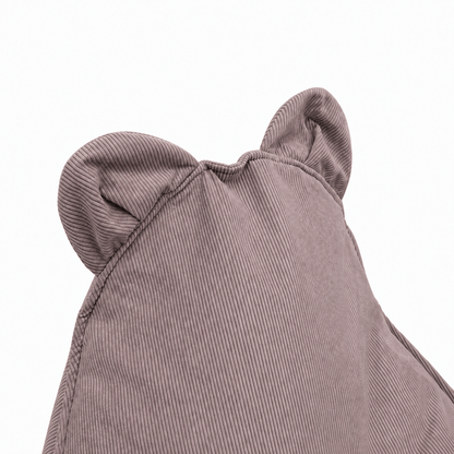Children's Armchair Bear-Shaped Bean Bag Premium Corduroy - Slim Cord Edition