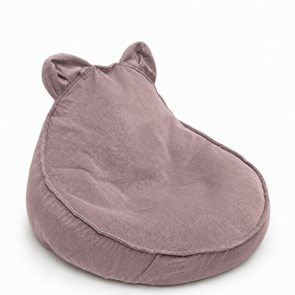Children's Armchair Bear-Shaped Bean Bag Premium Corduroy - Slim Cord Edition