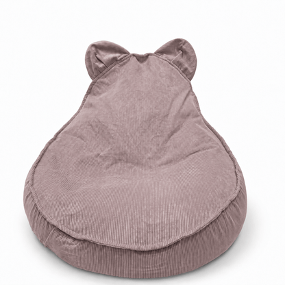 Children's Armchair Bear-Shaped Bean Bag Premium Corduroy - Slim Cord Edition