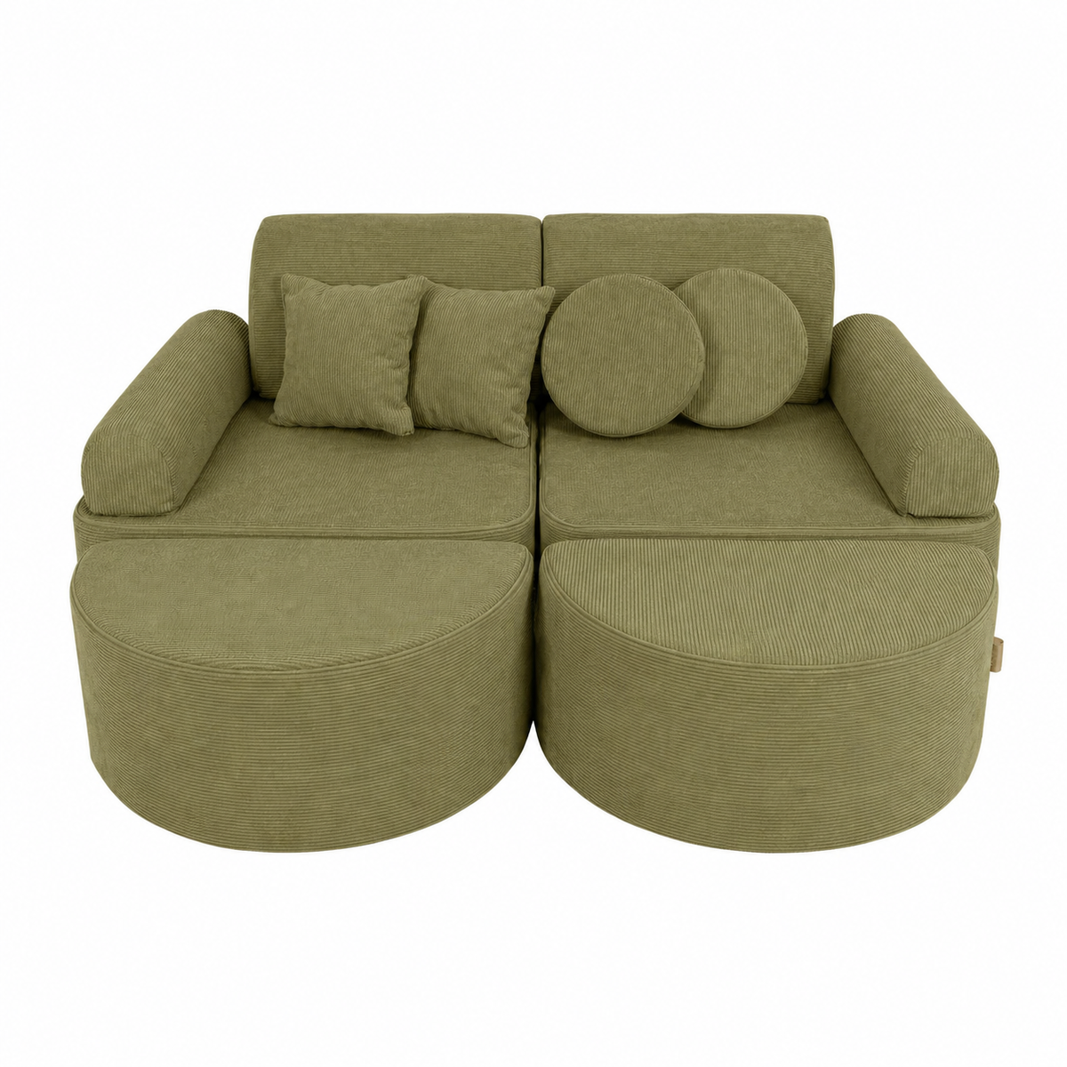 Mini Max Corduroy Play Sofa Premium – Slim Cord Edition
